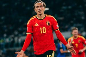 曼奇尼回归首秀告负！比利时2-0意大利 霍茨破门卢克巴基奥世界波
